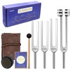Tuning Fork Set – 128Hz 432Hz 512Hz 528Hz Weighted &