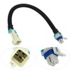 2PCS 12in Oxygen Sensor Wiring Harness Aging Resistant Black Replacement