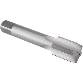 Burkit 1-1/8"-12 UNF Thread Tap Right Hand, HSS 1-1/8 x 12 UNF Straight Fluted Machine Tap