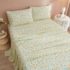 Chic Floral Twin Size Sheets Set - Soft Cooling Sheets