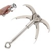 Azarxis Grappling Hook, Climbing Hook, Gravity Hook, 3 Jaws, 4