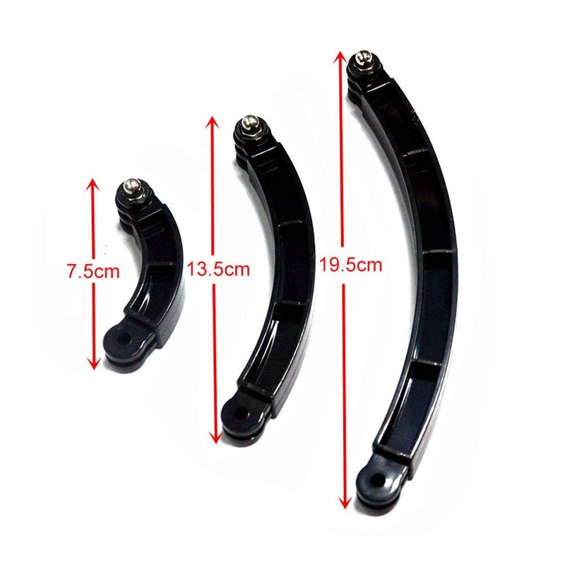 Vcufflinks 3-in-1 Extension Pivot Arm: Adjustable Monopod Bracket for GoPro