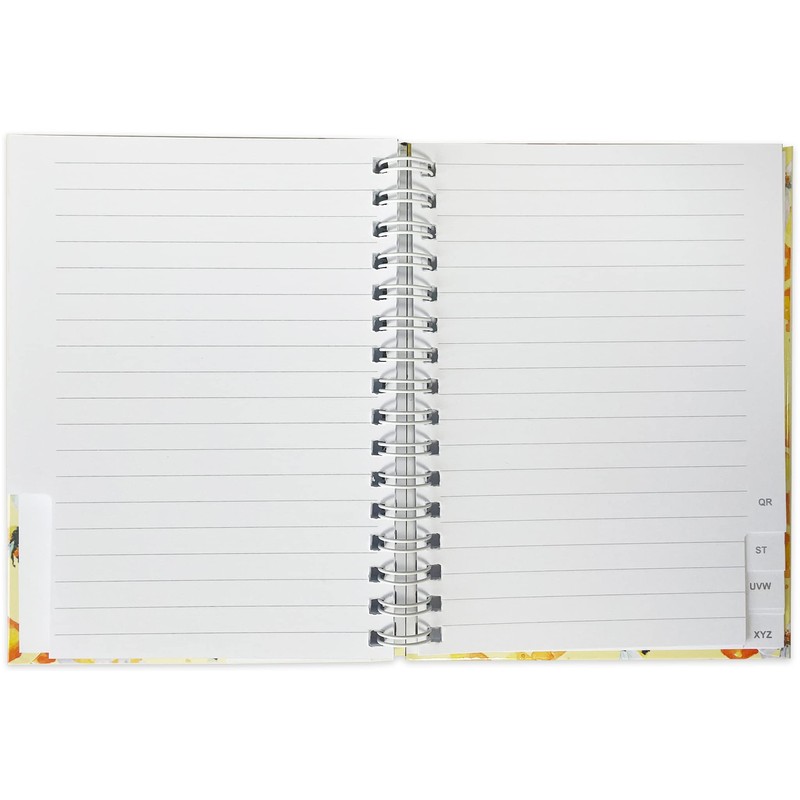 RNKVERLAG 46816 Notebook with Index A-Z Honey in DIN A6