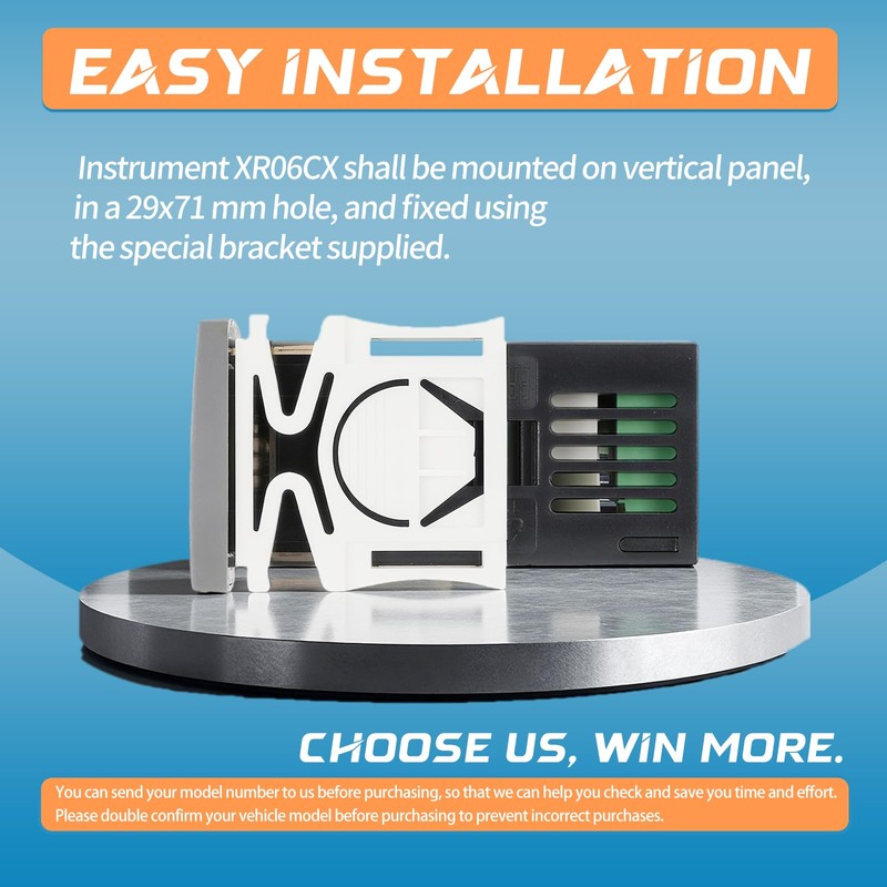 AGradify XR06CX-4N1F1 Temperature Controller with Sensor Probe Compatible with Dixell,