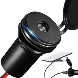 Bhanboth 12V Power Adapter for Starlink Mini,DC 12V to DC 30V 75W Max Set Up Booster Convertor Power Supply, Recessed Mounted Waterproof Starlink Mini RV Power Port for RV Car Boat Battery Box