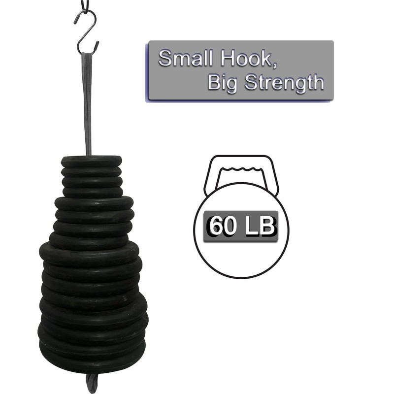 10 Pack 3" Heavy Duty Vinyl Coated S-Hooks for Hanging
