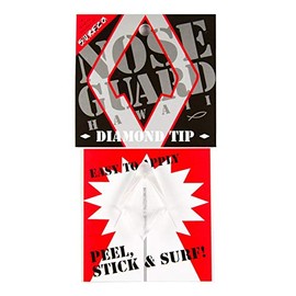 surfco NOSE GUARD DIAMOND TIP Short Nose Guard (Clear)