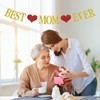 YQWIN Mother's Day Banner Mother's Day Party Decorations Best Mom