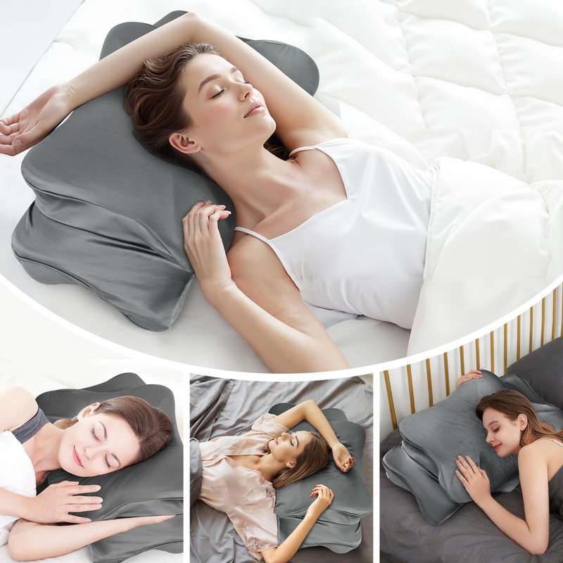Thickened Satin Pillowcase, Elastic 16 * 24In Pillow Cover for