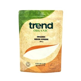 Trend Organic Onion Powder, Versatile Seasoning with Unique Flavour, Ideal for Cooking and Baking, Certified Organic, Vegan, Non-GMO, No Additives No Preservatives, Raw, 500g