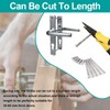 Pack of 16 Connection Screws Sleeves M4 Door Handle Screws