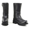 Milwaukee Leather Men's Classic Premium Leather Harness Motorcycle Boots Collection