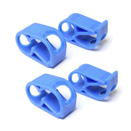 PZRT 4pcs Flow Control Hose Clamp Plastic Tubing Clamps 3/16"-5/16" Tube OD Shut Off Hose Clamp Laboratory Pinch Valve Flow Control Hose Clamp