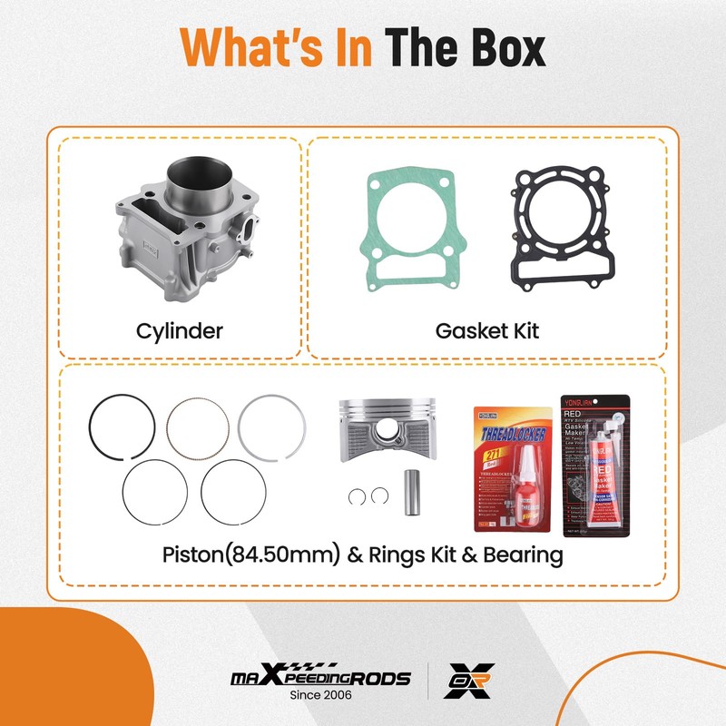 maXpeedingrods Cylinder Piston Top End Rebuild Kit Fit For HiSUN
