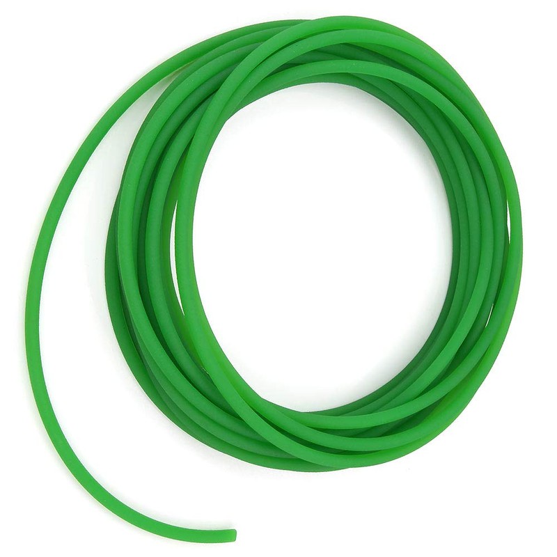 Akozon Polyurethane Round Belt, Green Rough Surface PU Polyurethane Round
