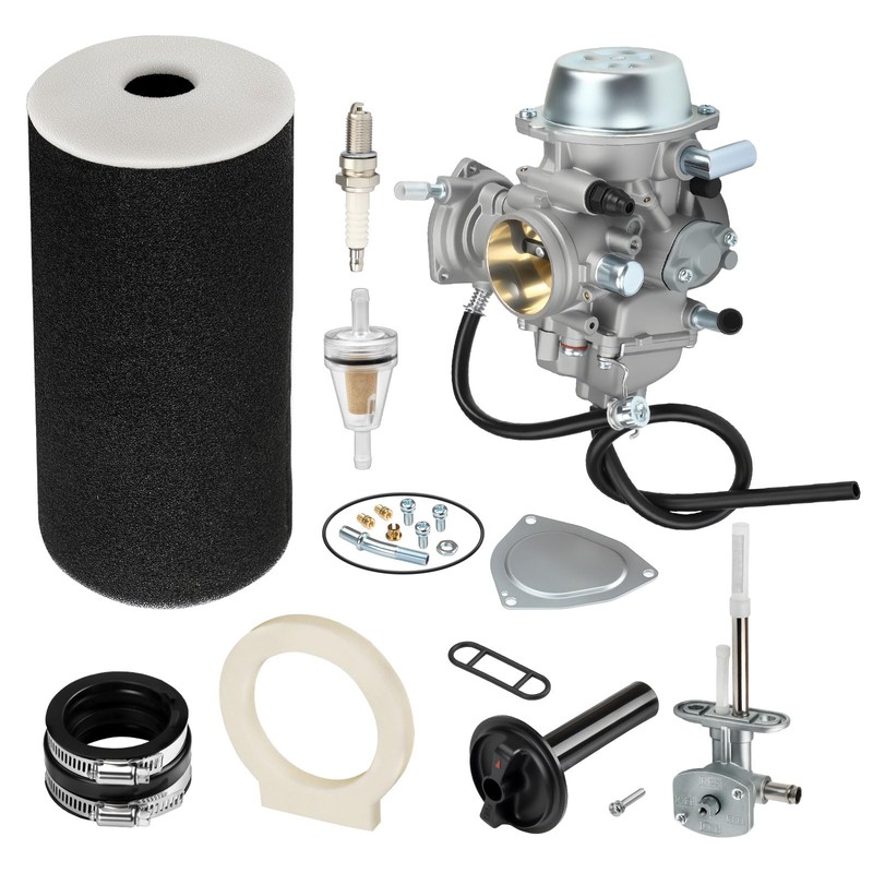 Carburetor Carb and Fuel Valve Petcock + Lever + Air