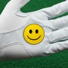 Adhere Golf Ball Markers Unique Soft Enamel Smile face Golf