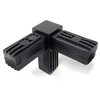 Design61 5x Connector for Square Pipes with Outlet Pipe Connector