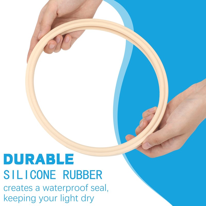 Therwen Pool Light Ring Replacement Pool Light Gasket Stainless Steel