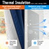 Navy Blue Soundproof Blackout Curtains, 50" x 96", 1 Panel