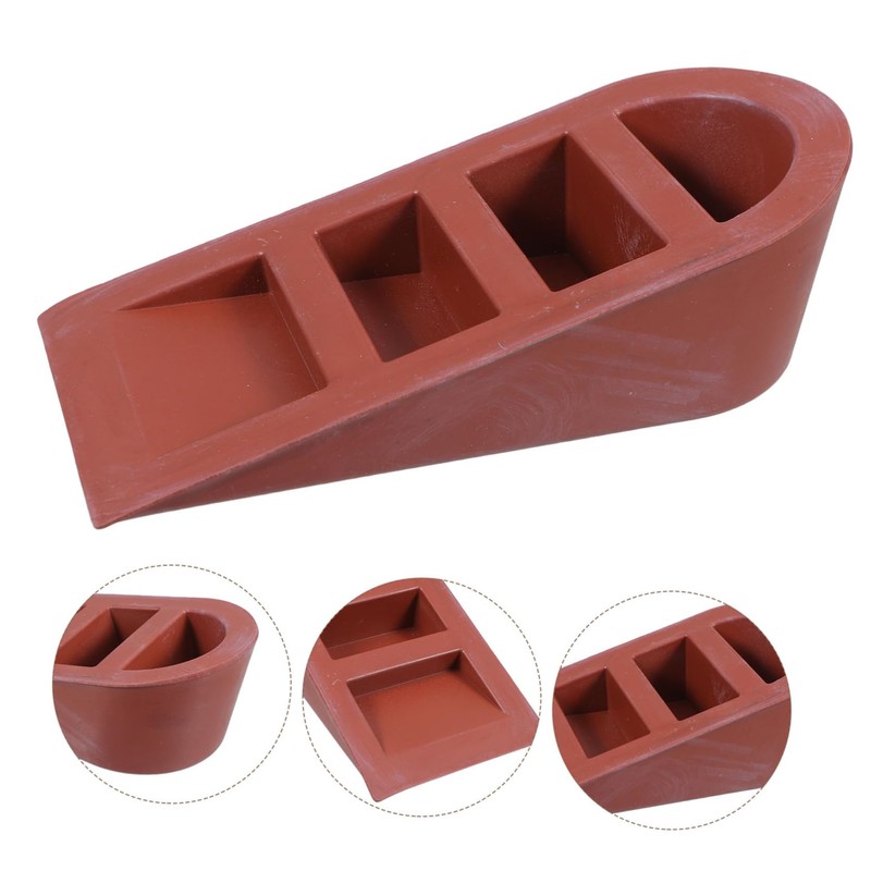 ULTECHNOVO Heavy Duty Rubber Door Stopper Wedge Extra Large Design