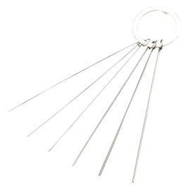 Hozan Nozzle Cleaning Needle Set, Wire Diameter: 0.007 inch (0.2 mm), φ 0.01 inch (0.3 mm), φ0.02 inch (0.4 mm), φ0.02 inch (0.6 mm), φ0.03 inch (0.8 mm), φ0.04 inch (1.0 mm), HG-5 for maintenance of nozzle holes, etc