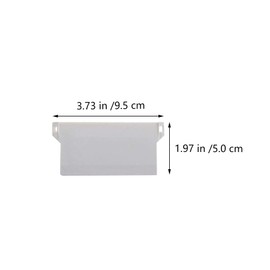 LIFKOME 1 Set Weights Curtain Vertical Accessories Replacement White Er Shade Shades Connector Chain Hangers Spares Roman for with Blind Bottom Plastic Window Cord Clips Hanger Beaded Re