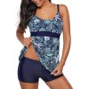 Holipick Traje D Baño Mujer Tankini Control Abdomen Adelgazante Short