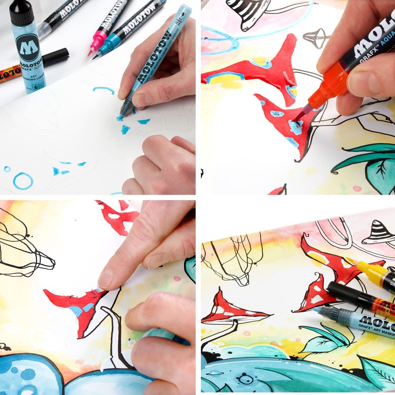 Molotov Masking Liquid Pump Marker (4 mm)