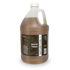 Nature's Oil Olive Oil Pomice - Cosmetic-grade olive pomace oil rich in skin-loving oleic acid, perfect for moisturizing, hair conditioning, massage blends, soap making (1 Gallon)