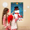Hxezoc Pin the Nose On The Snowman with 45pcs Carrot