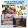 Boltigen 2PCS Heavy Duty Brass Garden Hose Adapter 1/2" PEX