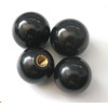 Anawakia Bakelite Ball Knob Round Handle with Black Thread Copper