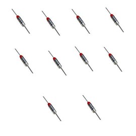 HeyNana 10pcs TF157 Series 157 Degree 250V 10A Thermal Fuse