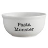47th & Main White Ceramic Bowl, Medium, Pasta Monster