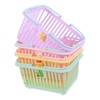 CIYODO Plastic Storage Container for Toys Doll Storage Kids Play