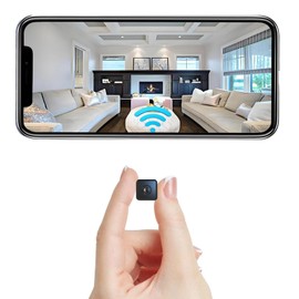 Mini Camera Home Wireless Security Cam Indoor HD Camera Small Smart WiFi House Portable Cameras Tiny House Nanny Body Cam Battery Life Powered Body Cameras 150 Wide Angle Night Vision Motion Detection