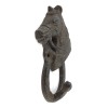 Unbranded Cast Iron Horsehead Horseshoe Wall Hook Key Towel Coat