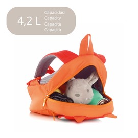 Jané Backpack Mochila Infantil, Cierre Pectoral y Asas Acolchadas, Mochila Escolar, Bolsa Guardería, Capacidad 4.2 L, Frog