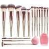 Brochas de Maquillaje Profesional Kit 15 Piezas Set de Brochas