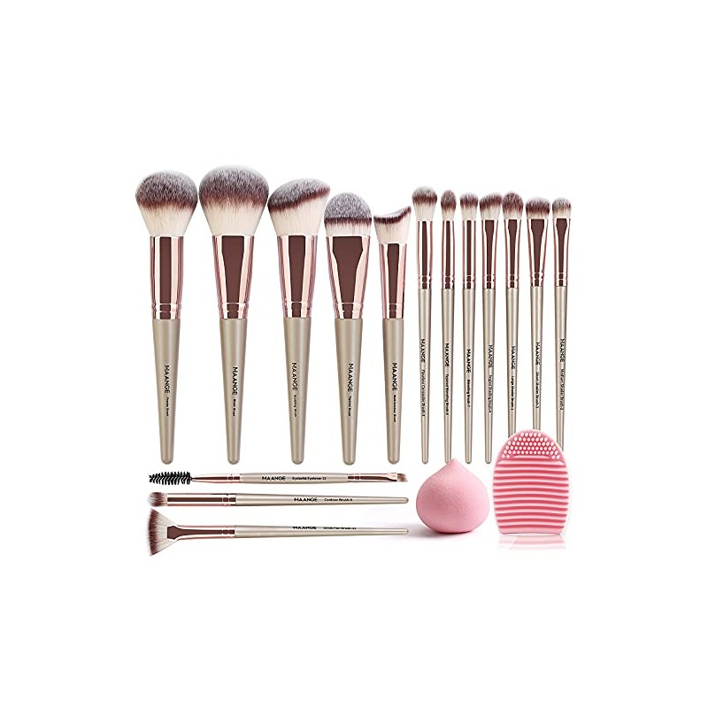 Brochas de Maquillaje Profesional Kit 15 Piezas Set de Brochas
