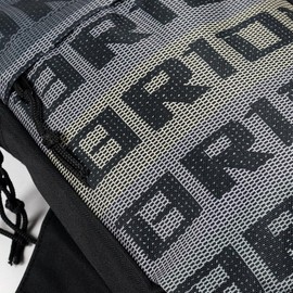 W-POWER JDM Bride Racing Backpack Brown Bottom with Bride Adjustable Straps, Gradation Crossbody Shoulder Daypack (Takata-Black Strap)