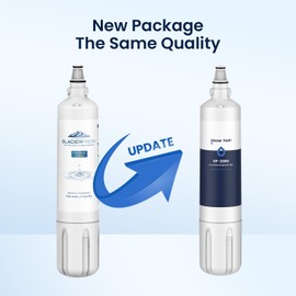 GLACIER FRESH 4204490 Water Filter and 7007067 Air Purification Cartridge Combo Pack, Compatible with Sub-Zero 4204490, 4290510 Refrigerator Water Filter, 7042798/7007067 Air Filter(1+1)