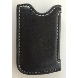 Black Leather Case Pouch For S.T. Dupont Minijet Lighter, New In Box