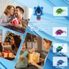 3PCS Set Brighter Cute Turtle Animal Keychain Flashlight, 7 Modes