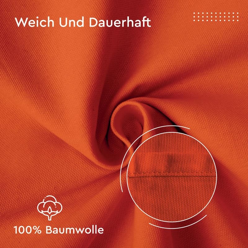 Encasa Cotton Cloth Napkins | Set of 6 | Size