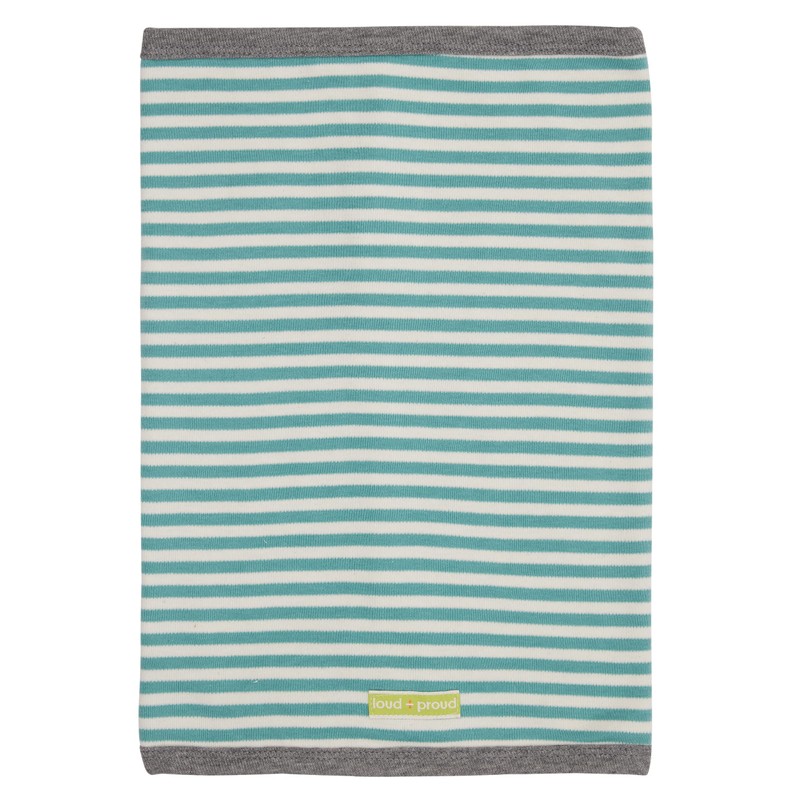loud + proud Unisex Children's Reversible GOTS Certified Tube Scarf,