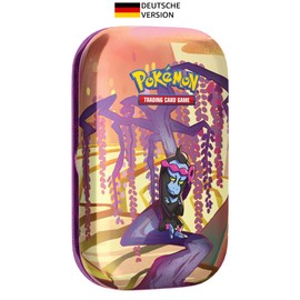 Pokémon -Sammelkartenspiel: Mini-Tin-Box Karmesin & Purpur - Nebel der Sagen - Benesaru (2 Boosterpacks & 1 Stickerbogen)