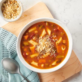 Progresso Reduced Sodium, Hearty Minestrone Soup Canned Soup, Gluten Free, 19 oz.