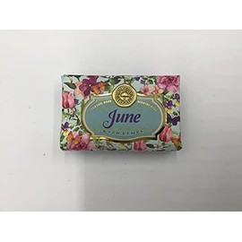 June - Gift Soap Bar For Her Birthday Rose Scent Mum Grandmother Cleanser Lather Present Girl